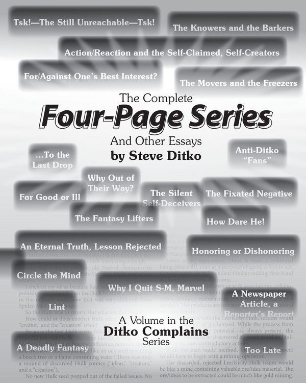 Produktbild: The Complete Four-Page Series And Other Essays