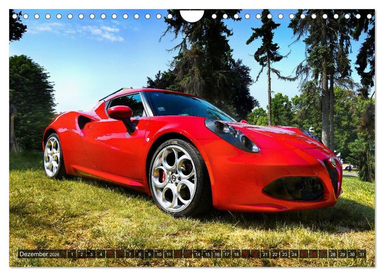 Produktbild: Muscle Cars, Geschwindigkeit und Leidenschaft (Wandkalender 2026 DIN A4 quer), CALVENDO Monatskalender