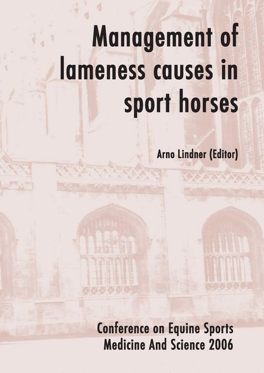 Produktbild: Management of Lameness Causes in Sport Horses