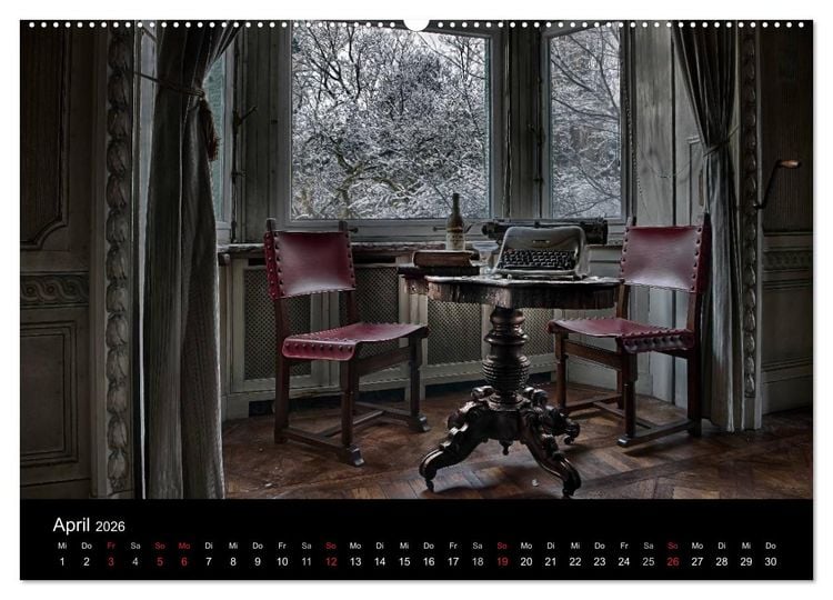 Produktbild: Geheimnisvolle Orte - Lost Places (hochwertiger Premium Wandkalender 2026 DIN A2 quer), Kunstdruck in Hochglanz