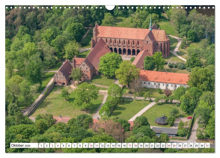 Produktbild: Ostbrandenburg von oben (Wandkalender 2026 DIN A3 quer), CALVENDO Monatskalender