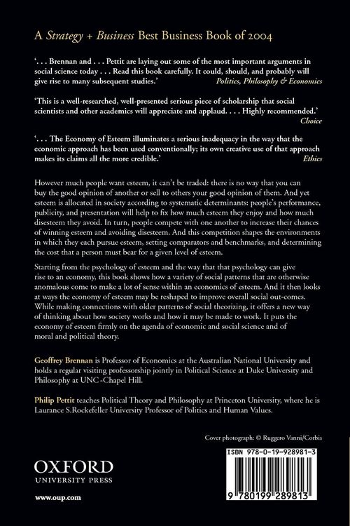 Produktbild: The Economy of Esteem