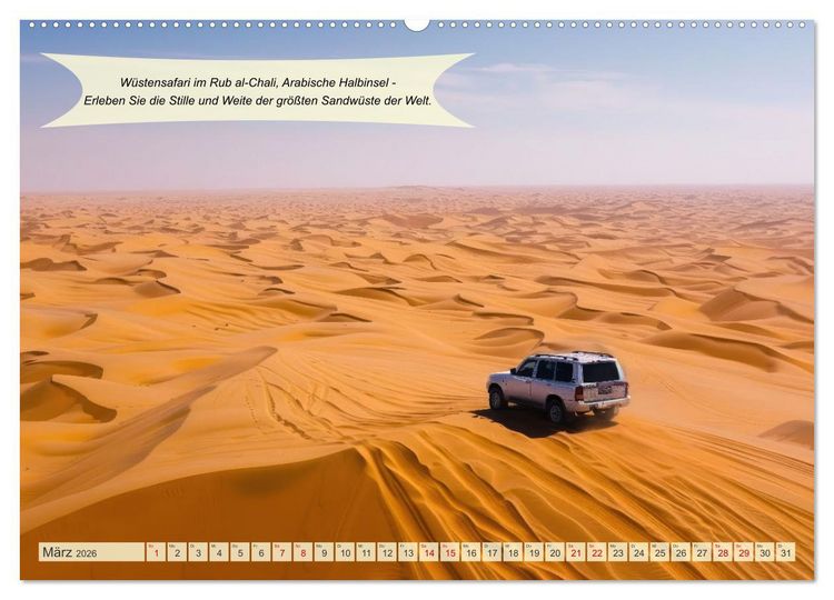 Produktbild: Abenteuerideen f&uuml;r Adrenalin Junkies (Wandkalender 2026 DIN A2 quer), CALVENDO Monatskalender