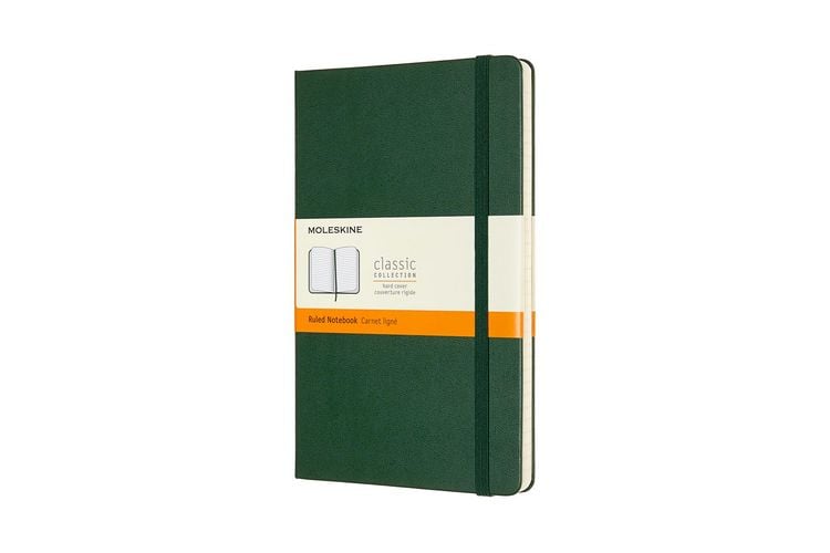 Produktbild: Moleskine Notizbuch Large/A5, Liniert, Myrtengr&uuml;n