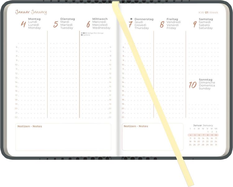 Produktbild: Lady Journal Deluxe Anthrazit 2027
