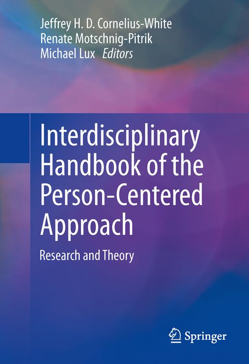 Produktbild: Interdisciplinary Handbook of the Person-Centered Approach