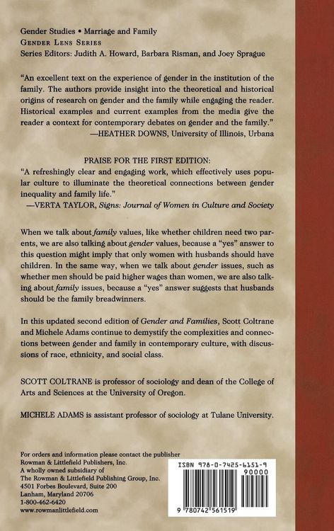 Produktbild: Gender and Families