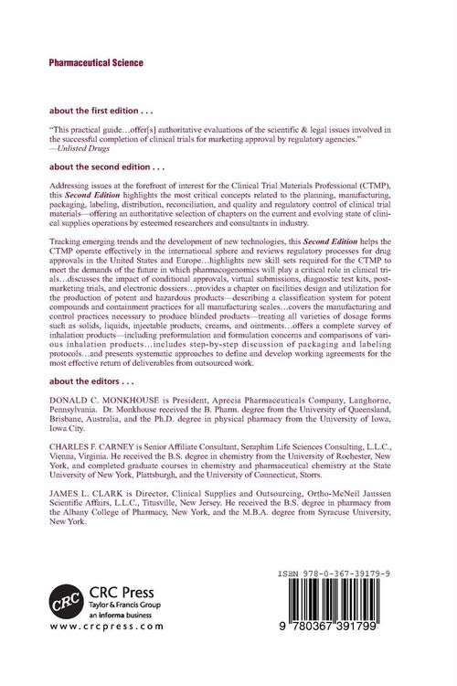 Produktbild: Drug Products for Clinical Trials