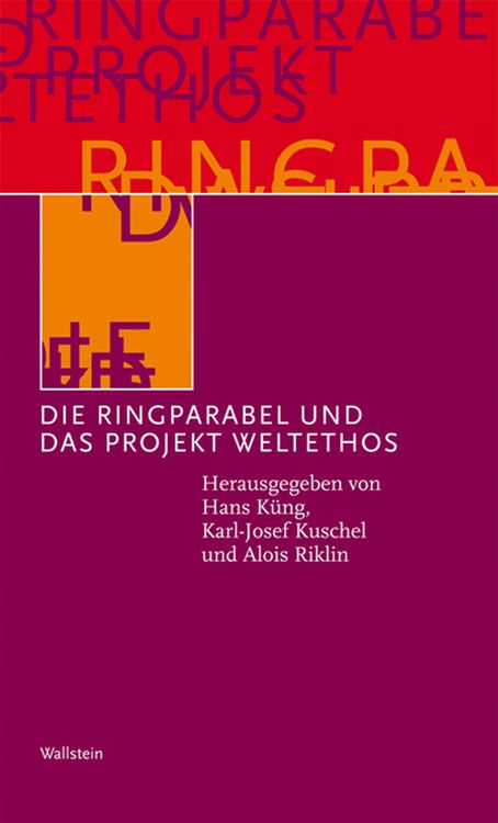 Produktbild: Die Ringparabel und das Projekt Weltethos