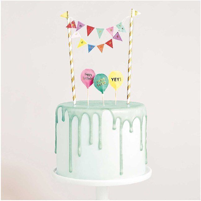 Produktbild: Kuchendekoration, Happy Birthday, Multicolor