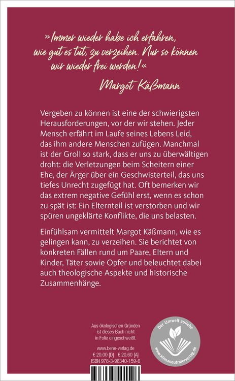 Produktbild: Vergebung  Die befreiende Kraft des Neuanfangs