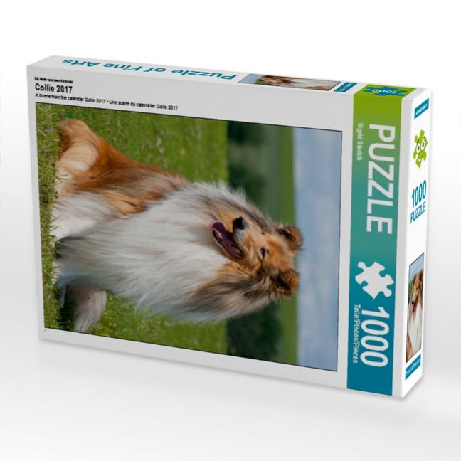 Produktbild: CALVENDO Puzzle Ein Motiv aus dem Kalender Collie 2017 | 1000 Teile Lege-Gr&ouml;&szlig;e 64x48cm Foto-Puzzle f&uuml;r gl&uuml;ckliche Stunden