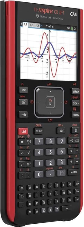 Produktbild: Texas Instruments NSPCXCASIIT Grafikrechner Schwarz akkubetrieben
