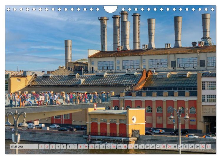Produktbild: Perspectives de Moscou (Calendrier mural 2026 DIN A4 vertical), CALVENDO calendrier mensuel