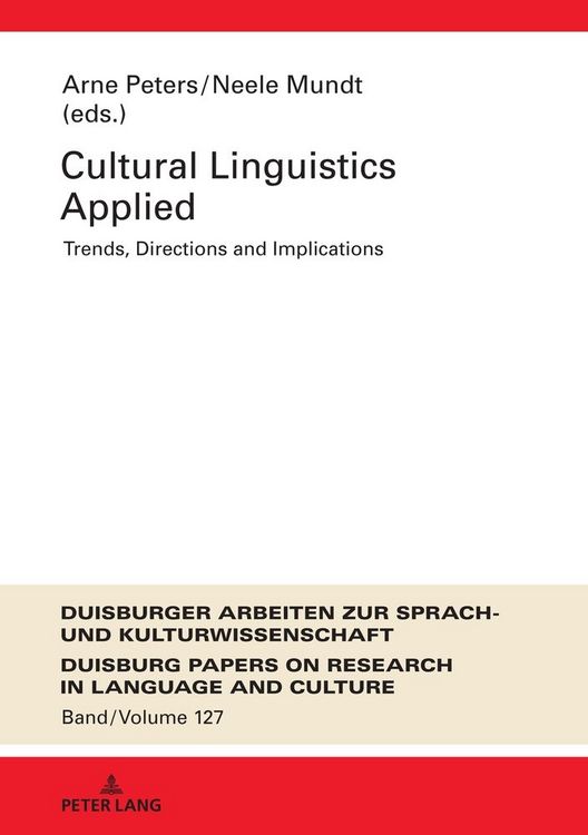 Produktbild: Cultural Linguistics Applied