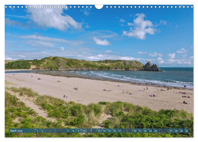 Produktbild: Herbe Sch&ouml;nheit Wales (Wandkalender 2026 DIN A3 quer), CALVENDO Monatskalender