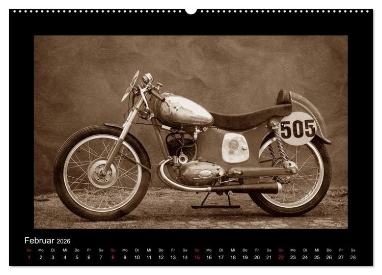 Produktbild: Motorrad Oldtimer aus &Ouml;sterreich (hochwertiger Premium Wandkalender 2026 DIN A2 quer), Kunstdruck in Hochglanz