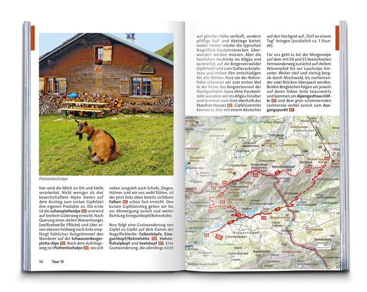 Produktbild: KOMPASS Wanderf&uuml;hrer Bregenzerwald und Gro&szlig;es Walsertal, 60 Touren mit Extra-Tourenkarte