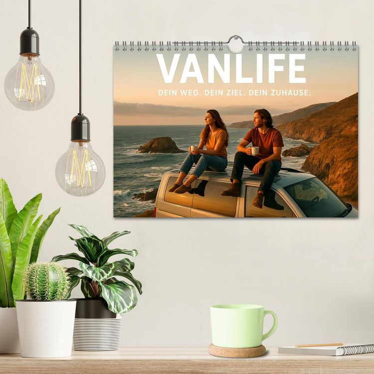 Produktbild: VANLIFE - Dein Weg. Dein Ziel. Dein Zuhause. (Wandkalender 2026 DIN A4 quer), CALVENDO Monatskalender