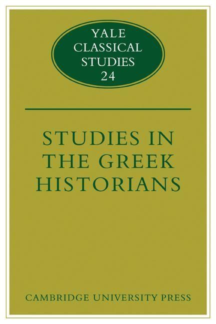 Produktbild: Studies in the Greek Historians