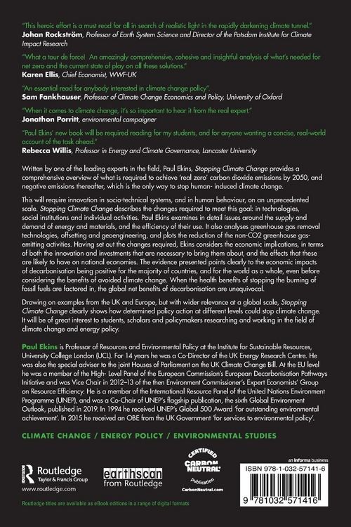 Produktbild: Stopping Climate Change