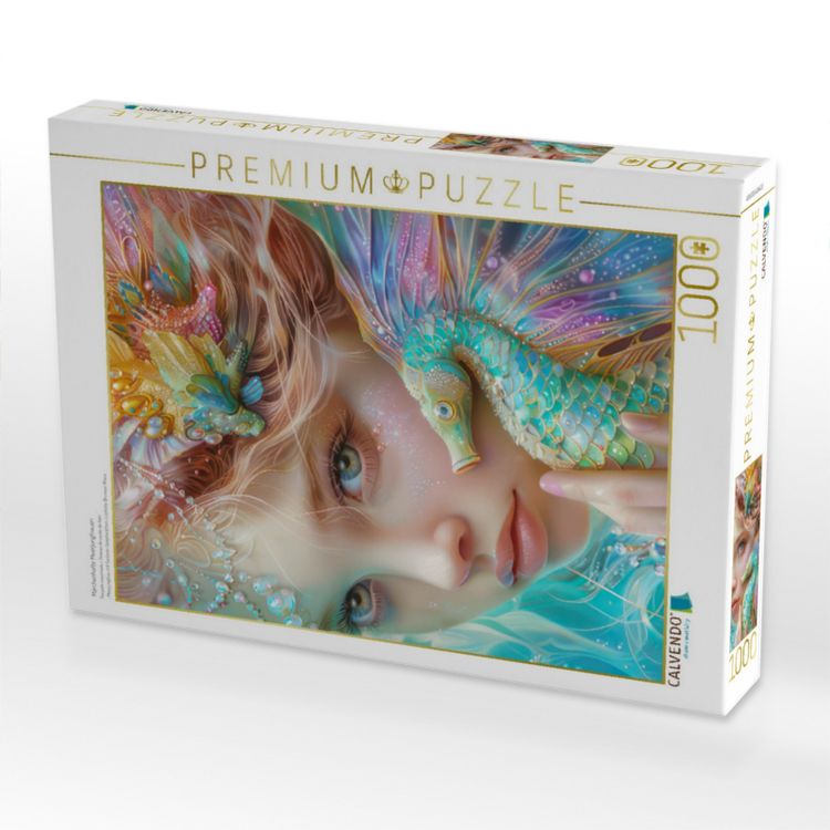 Produktbild: CALVENDO Puzzle M&auml;rchenhafte Meerjungfrauen | 1000 Teile Lege-Gr&ouml;&szlig;e 64x48cm Foto-Puzzle f&uuml;r gl&uuml;ckliche Stunden