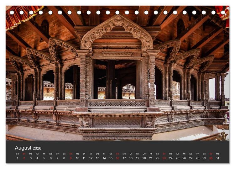 Produktbild: Nepal 2026 - Dem Himmel so nah (Tischkalender 2026 DIN A5 quer), CALVENDO Monatskalender
