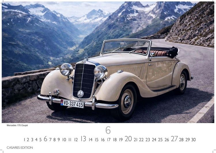 Produktbild: Mercedes Classic Cars Kalender 2027 &ndash; Wandkalender | Fotokalender Oldtimer 24x35cm - Mercedes Oldtimer - Eleganz & Geschichte im Kalenderformat