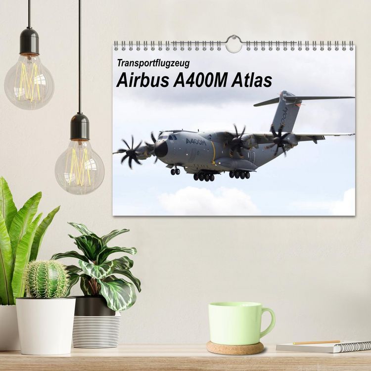 Produktbild: Transportflugzeug Airbus A400M Atlas (Wandkalender 2026 DIN A4 quer), CALVENDO Monatskalender