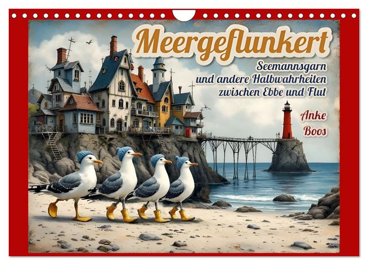 Produktbild: Meergeflunkert (Wandkalender 2026 DIN A4 quer), CALVENDO Monatskalender