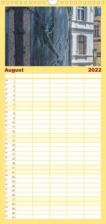 Produktbild: Familienplaner Quedlinburg ganz nah (Wandkalender 2022 , 21 cm x 45 cm, hoch)