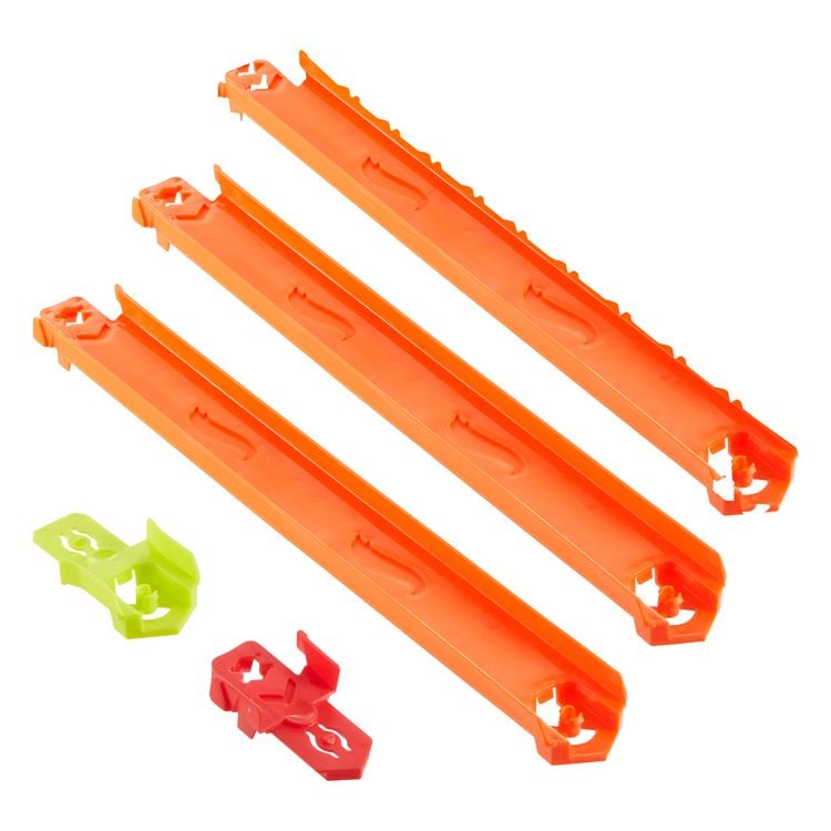 Produktbild: Hot Wheels Track Creator Gerades Trackset, ca. 1 Meter Track-Schnellstecksyste