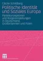 Produktbild: Politische Identit&auml;t und Soziales Europa