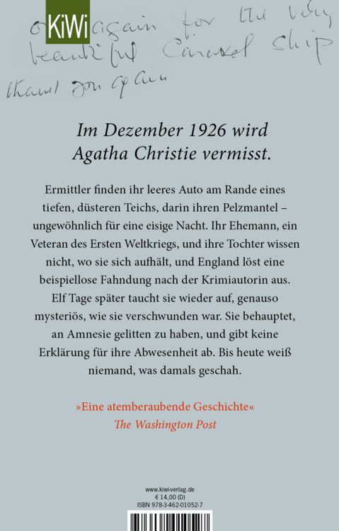 Produktbild: Mrs Agatha Christie