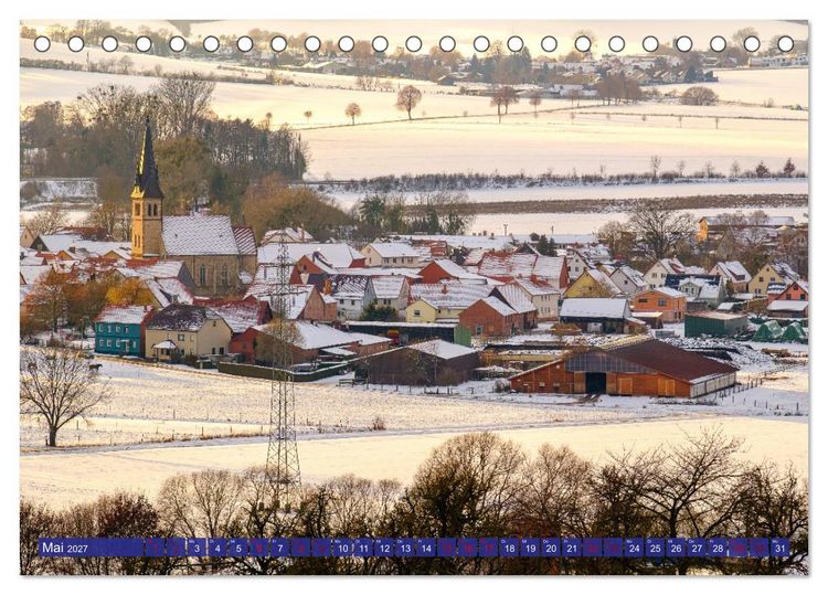 Produktbild: Duderstadt im Winter (Tischkalender 2027 DIN A5 quer), CALVENDO Monatskalender