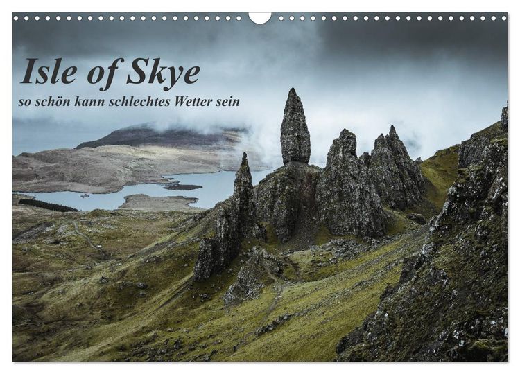 Produktbild: Isle of Skye - so sch&ouml;n kann schlechtes Wetter sein (Wandkalender 2026 DIN A3 quer), CALVENDO Monatskalender
