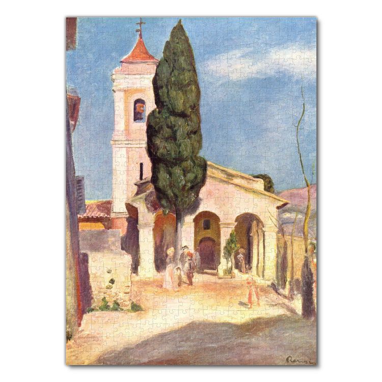 Produktbild: Lais Puzzle Pierre-Auguste Renoir - Kirche in Cagnes 500 Teile