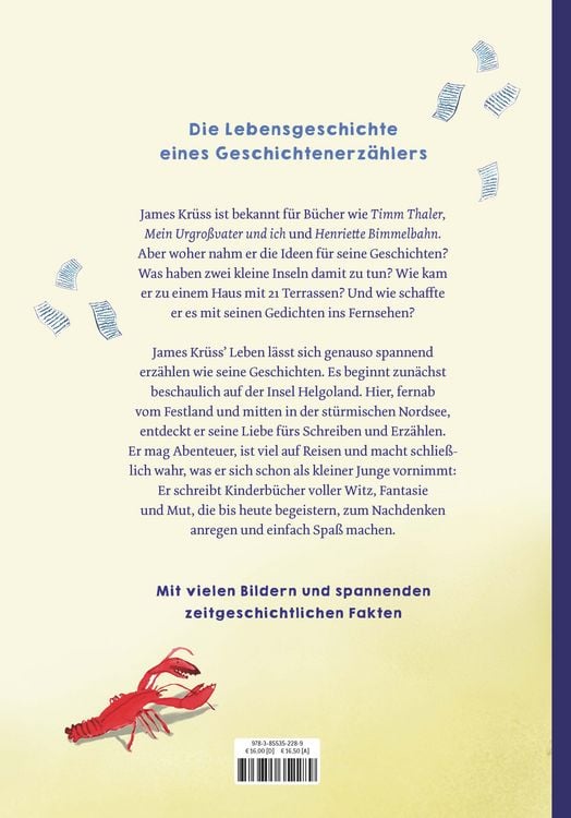 Produktbild: James Kr&uuml;ss &ndash; Ein Leben zwischen Inselwind und W&ouml;rtermeer