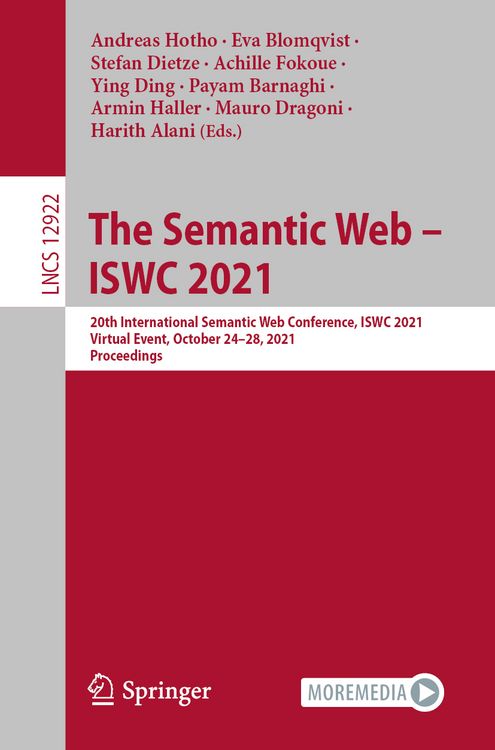 Produktbild: The Semantic Web &ndash; ISWC 2021