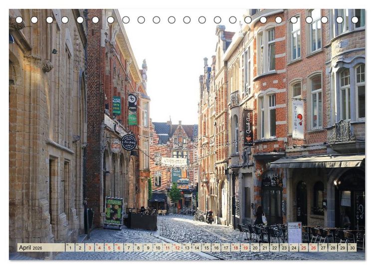Produktbild: Bezauberndes L&ouml;wen in Belgien (Tischkalender 2026 DIN A5 quer), CALVENDO Monatskalender