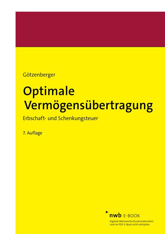 Produktbild: Optimale Verm&ouml;gens&uuml;bertragung