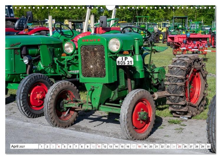 Produktbild: Alte Deutz Traktoren mit Charakter (Wandkalender 2027 DIN A3 quer), CALVENDO Monatskalender