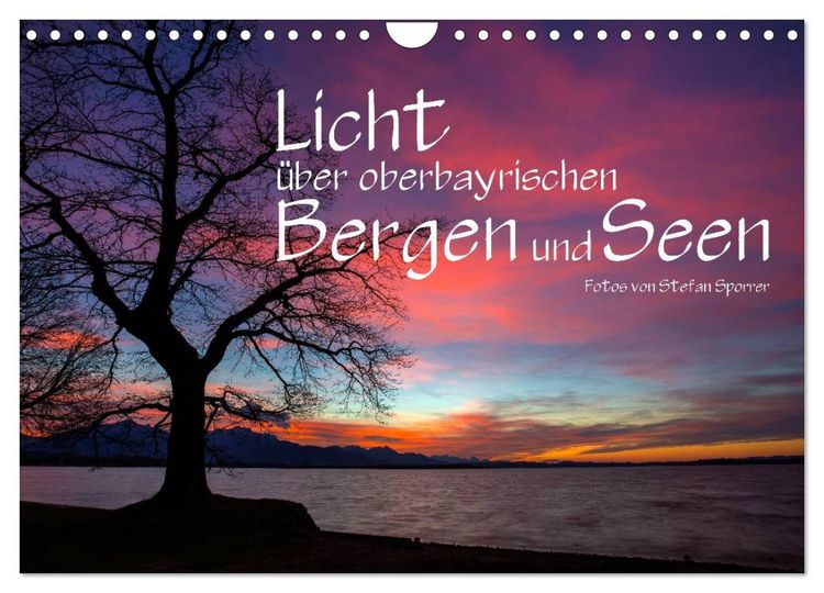 Produktbild: Licht &uuml;ber oberbayrischen Bergen und Seen (Wandkalender 2026 DIN A4 quer), CALVENDO Monatskalender