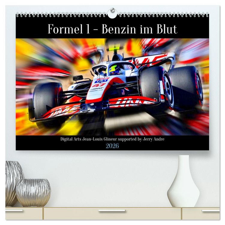 Produktbild: Formel 1 - Benzin im Blut (hochwertiger Premium Wandkalender 2026 DIN A2 quer), Kunstdruck in Hochglanz
