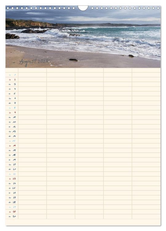 Produktbild: Mit Blick auf's Meer (Wandkalender 2026 DIN A3 hoch), CALVENDO Monatskalender