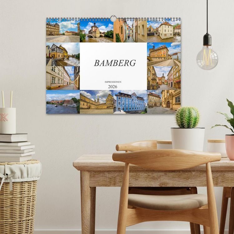 Produktbild: Bamberg Impressionen (Wandkalender 2026 DIN A3 quer), CALVENDO Monatskalender