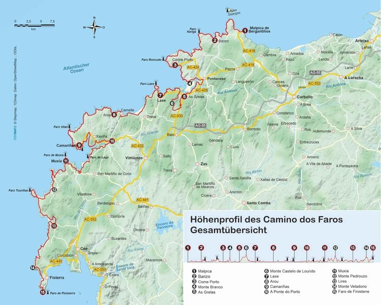 Produktbild: Spanien: O Camiño dos Faros