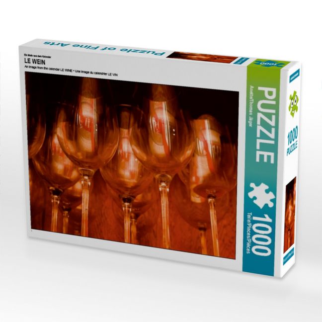 Produktbild: CALVENDO Puzzle Ein Motiv aus dem Kalender LE WEIN | 1000 Teile Lege-Gr&ouml;&szlig;e 64x48cm Foto-Puzzle f&uuml;r gl&uuml;ckliche Stunden