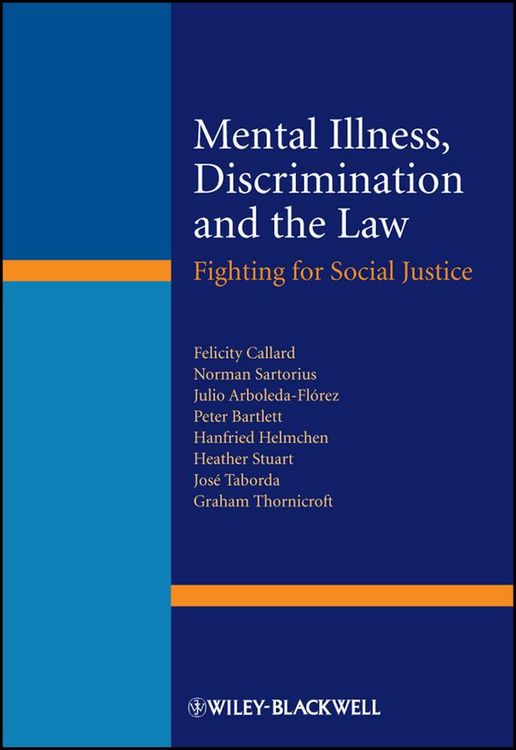 Produktbild: Mental Illness, Discrimination and the Law