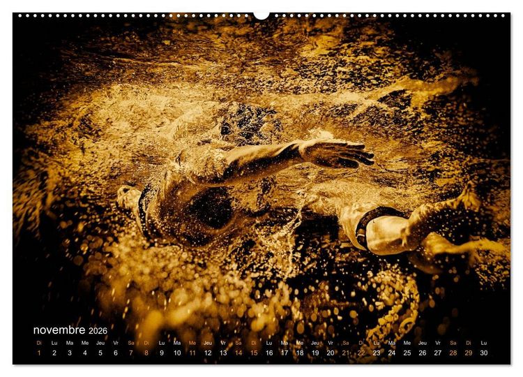 Produktbild: AQUAPASSION (Calendrier mural 2026 DIN A2 vertical) calendrier de bureau